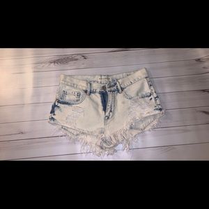 BullHead Denim Co High Rise Shorts